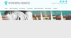 Desktop Screenshot of petersdentalassociates.com